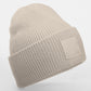Deep Cuffed Tonal Patch Beanie - Natural Stone