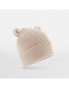 Organic Baby Bear Beanie - Almond