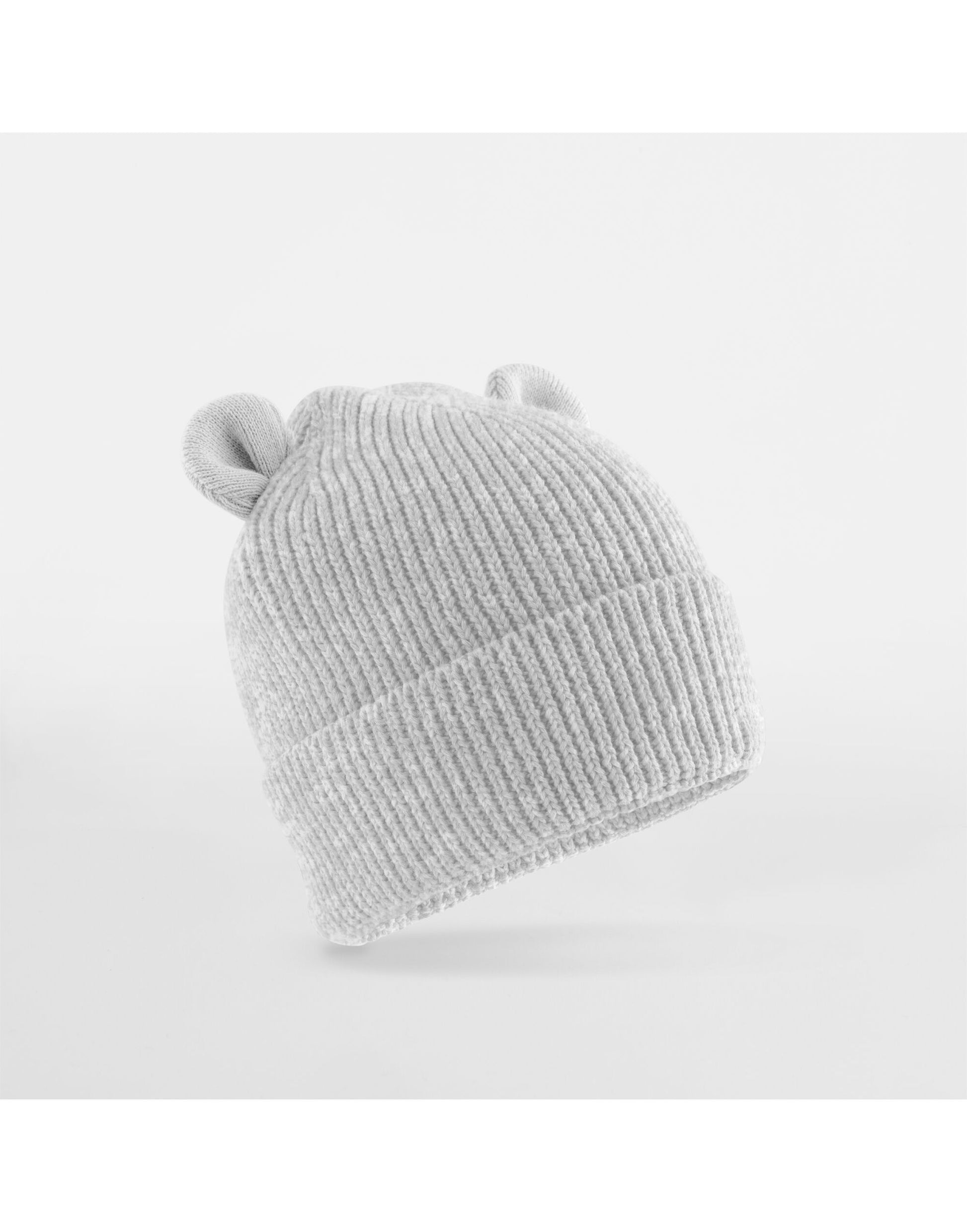 Organic Baby Bear Beanie - Cloudy Grey