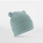 Organic Baby Bear Beanie - Dusty Turquoise