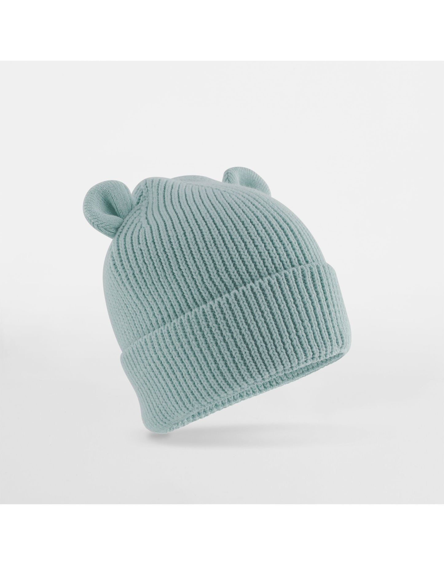 Organic Baby Bear Beanie - Dusty Turquoise