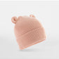 Organic Baby Bear Beanie - Peach
