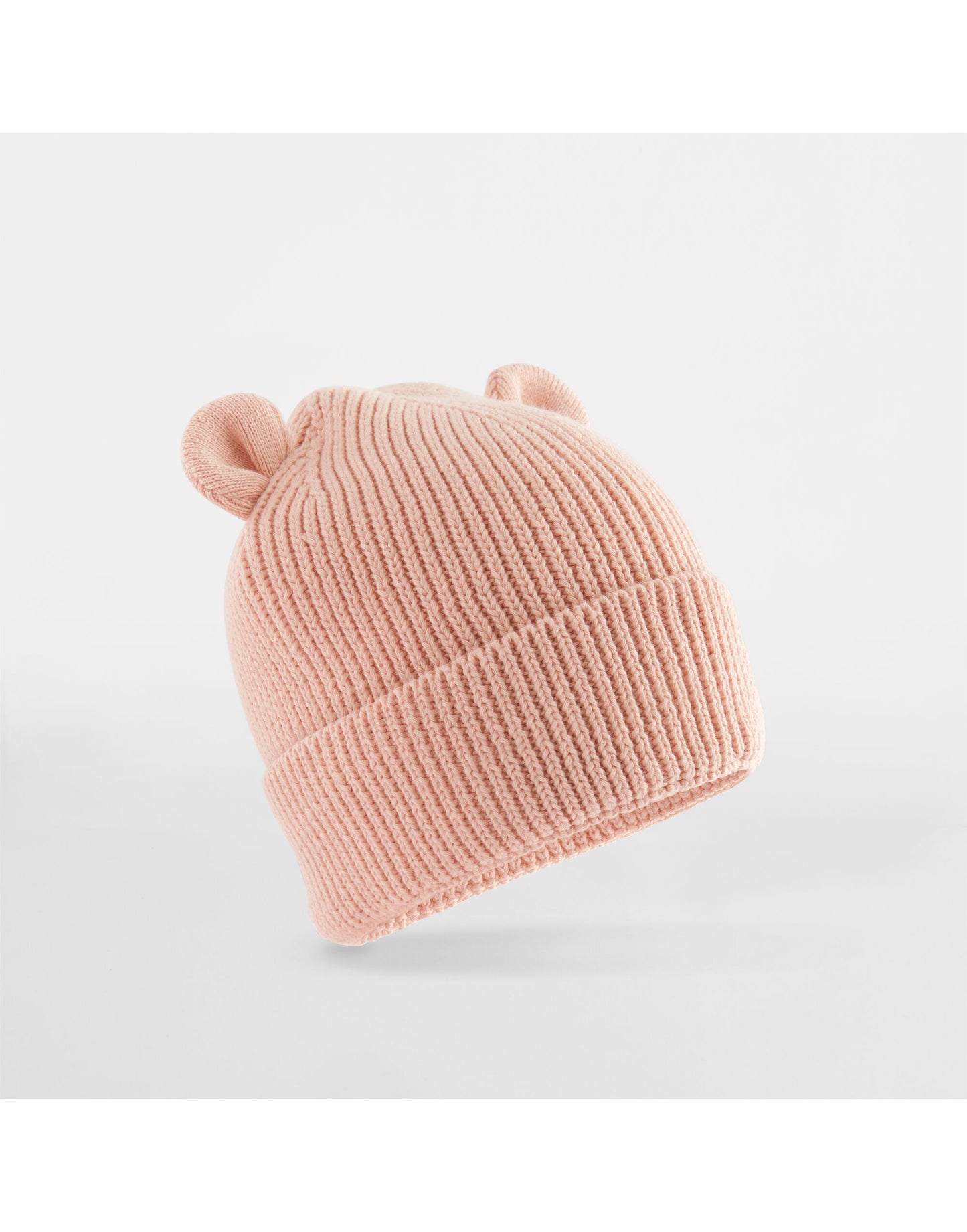 Organic Baby Bear Beanie - Peach