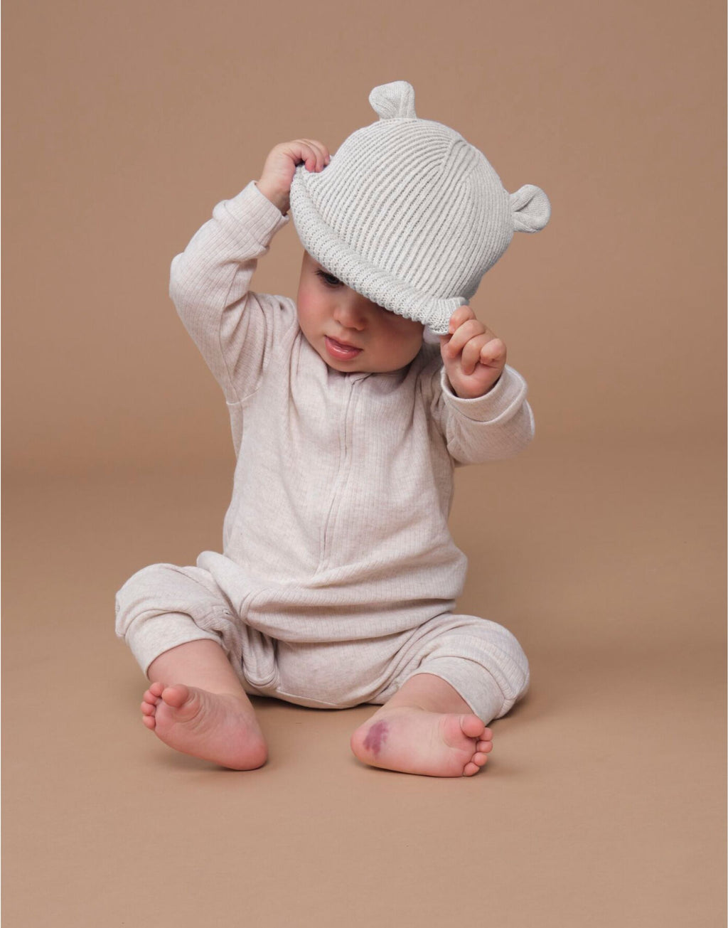Organic Baby Bear Beanie