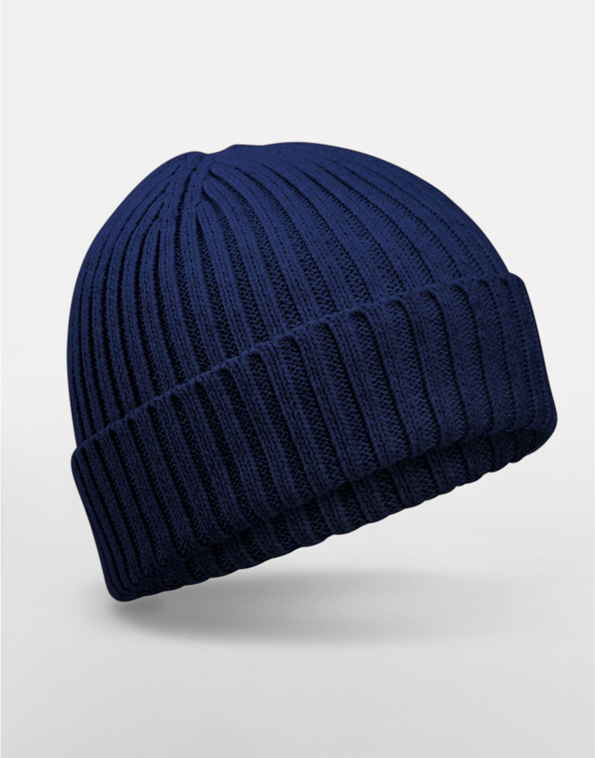 Organic Cotton Kids Beanie - Oxford Navy