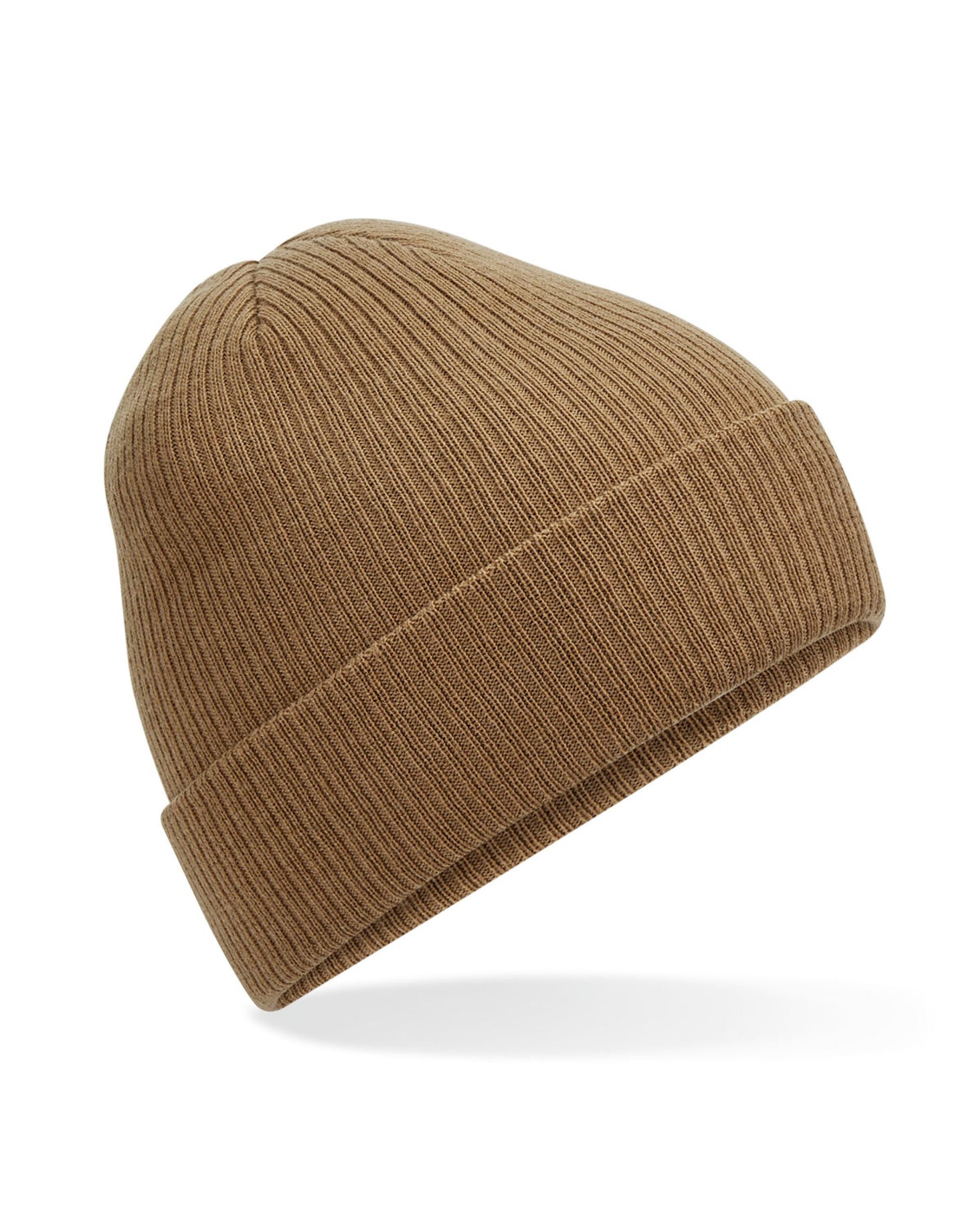 Polylana Ribbed Beanie - Biscuit