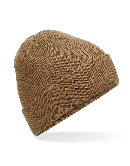 Polylana Ribbed Beanie - Biscuit