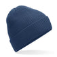 Polylana Ribbed Beanie - Steel Blue