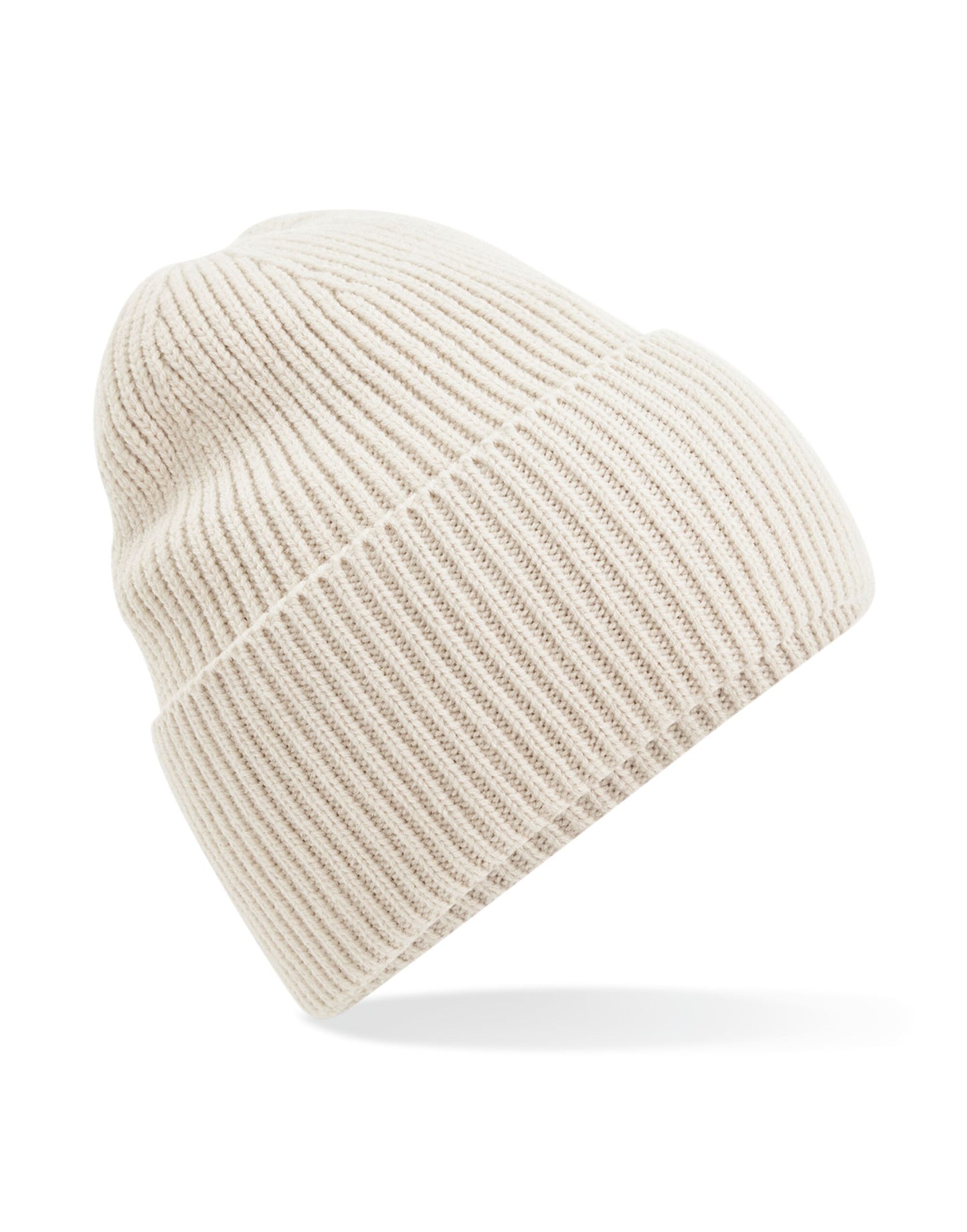 Oversized Cuffed Beanie - Oatmeal