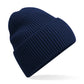 Oversized Cuffed Beanie - Oxford Navy