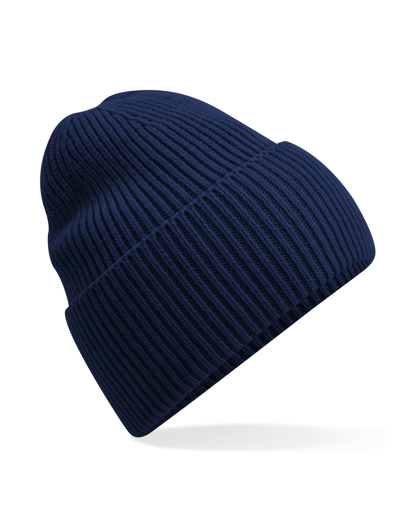 Oversized Cuffed Beanie - Oxford Navy