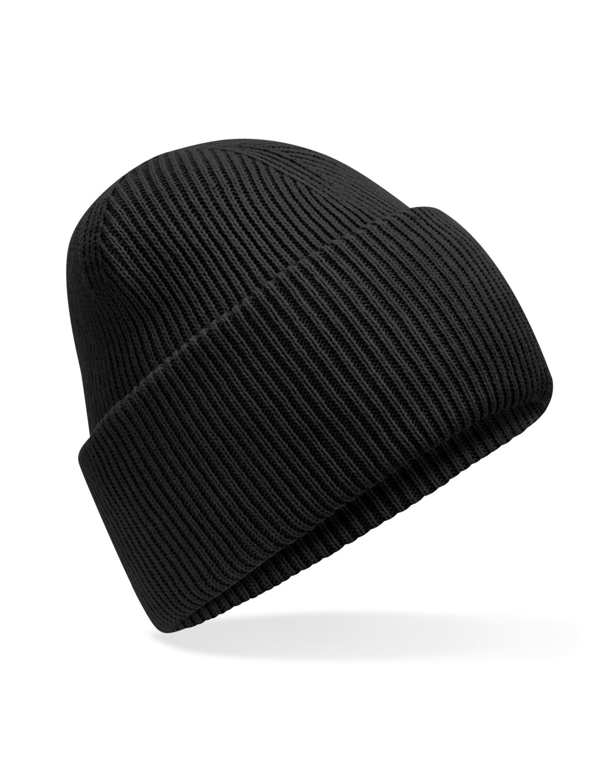 Classic Deep Cuffed Beanie - Black