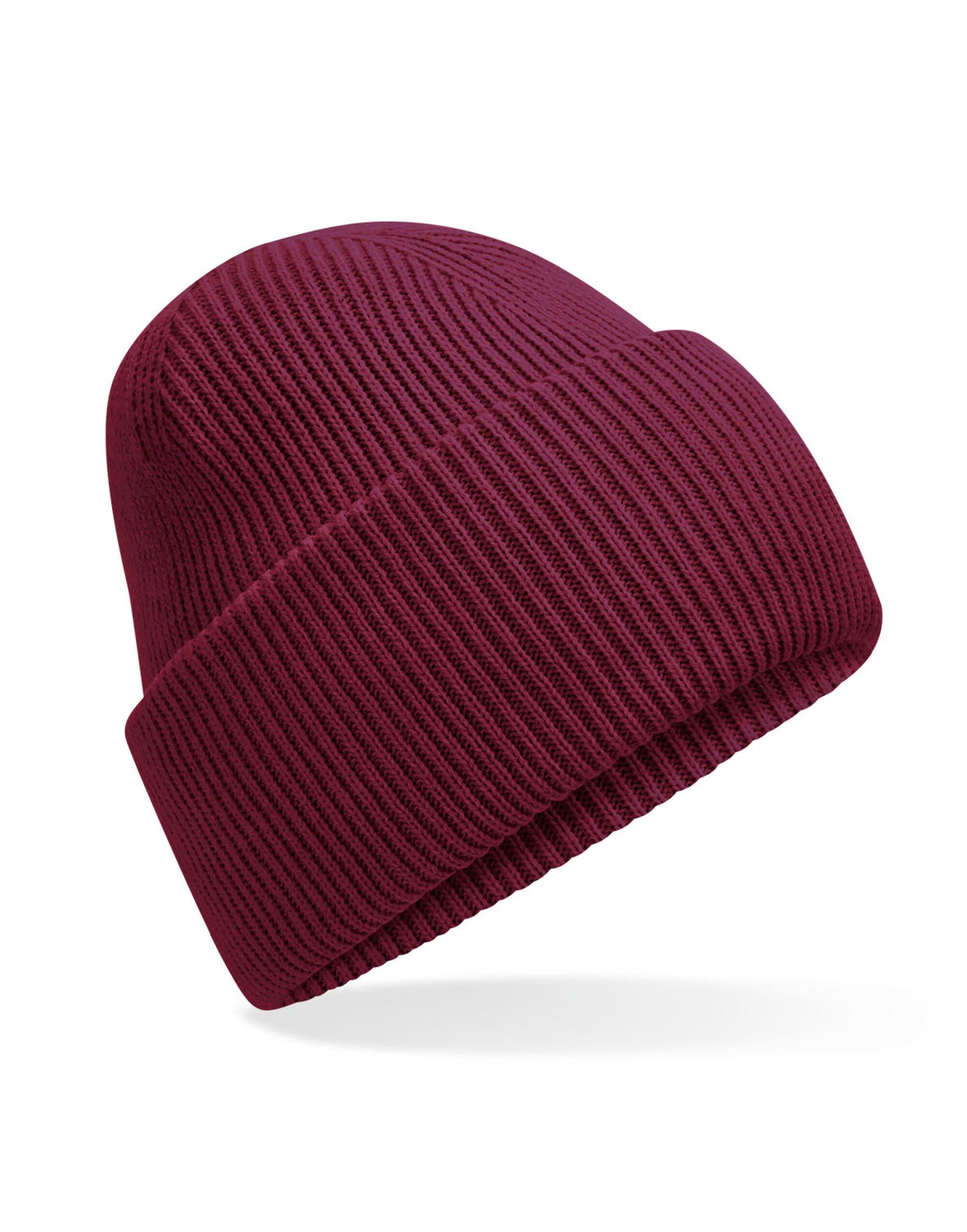 Classic Deep Cuffed Beanie - Burgundy
