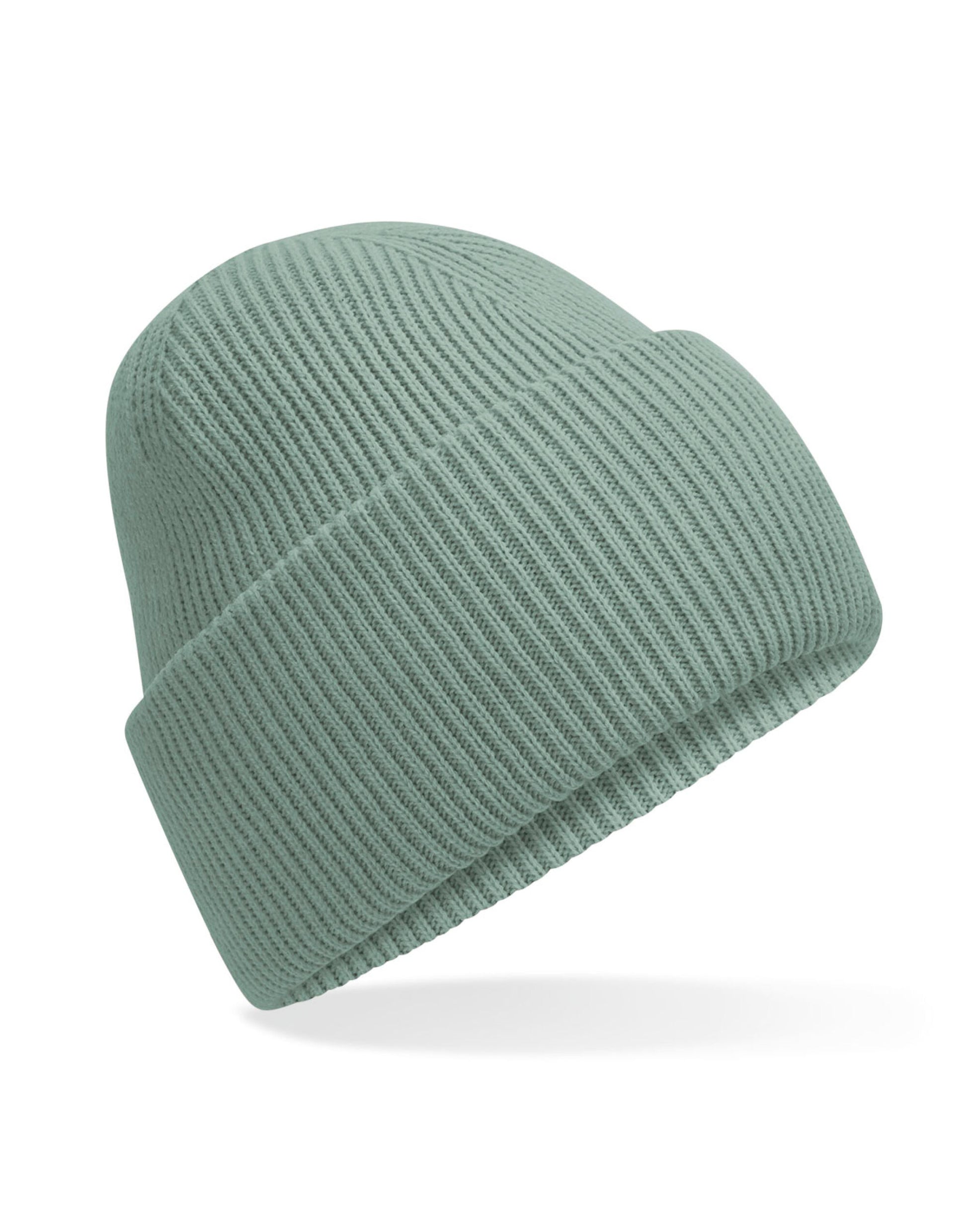 Classic Deep Cuffed Beanie - Dusty Green