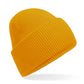 Classic Deep Cuffed Beanie - Mustard