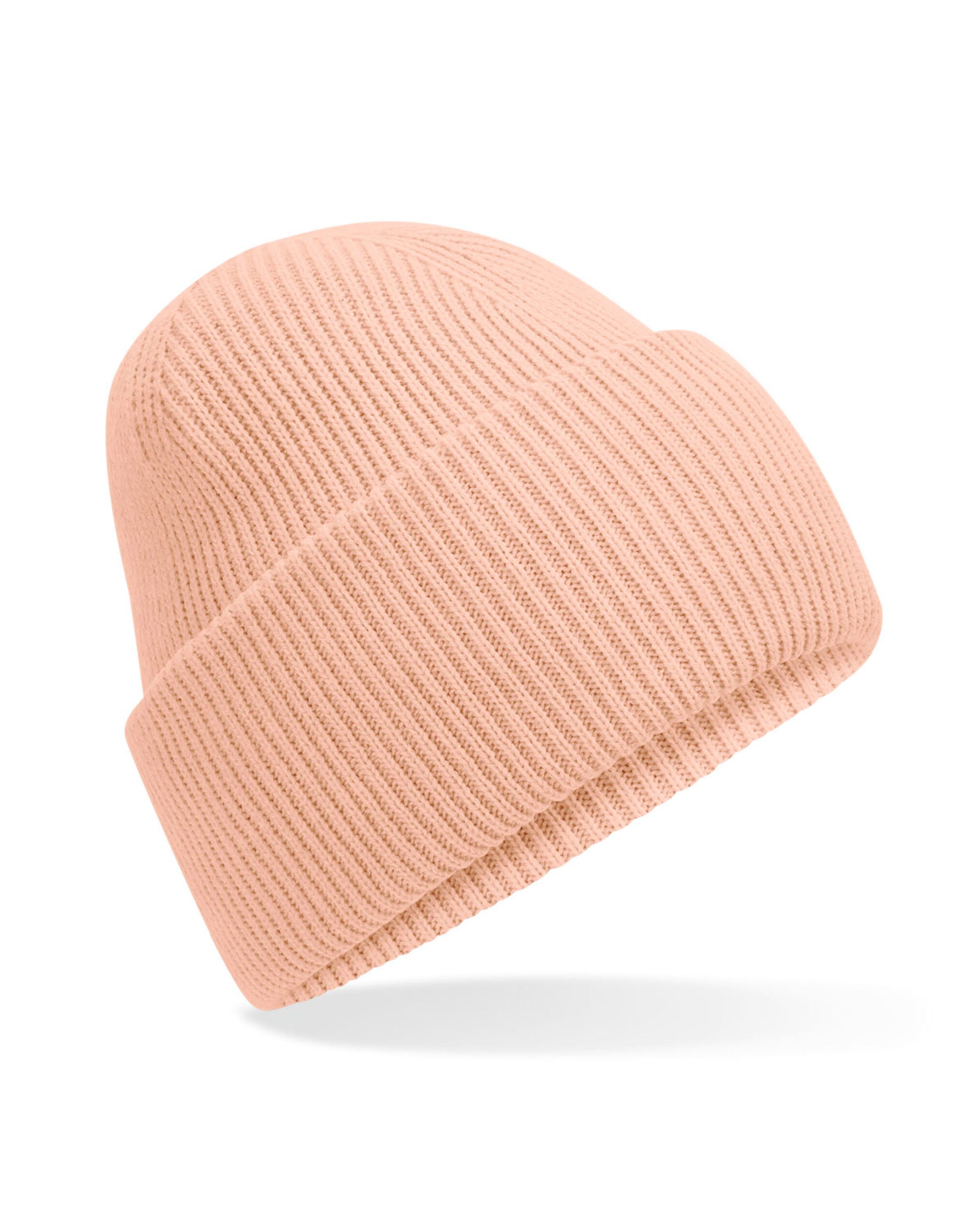 Classic Deep Cuffed Beanie - Peach