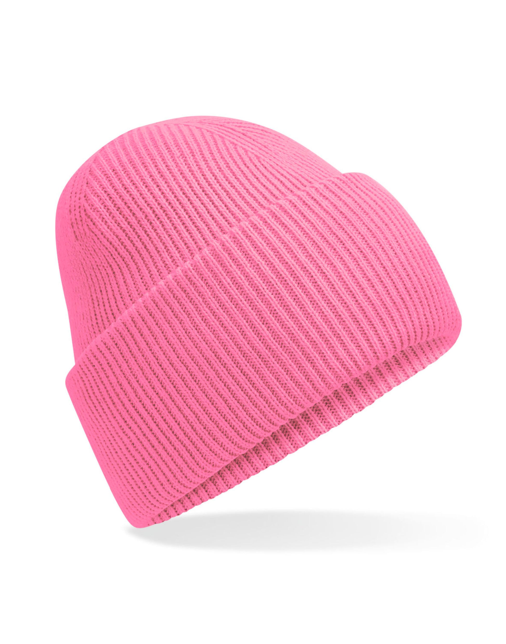 Classic Deep Cuffed Beanie - True Pink