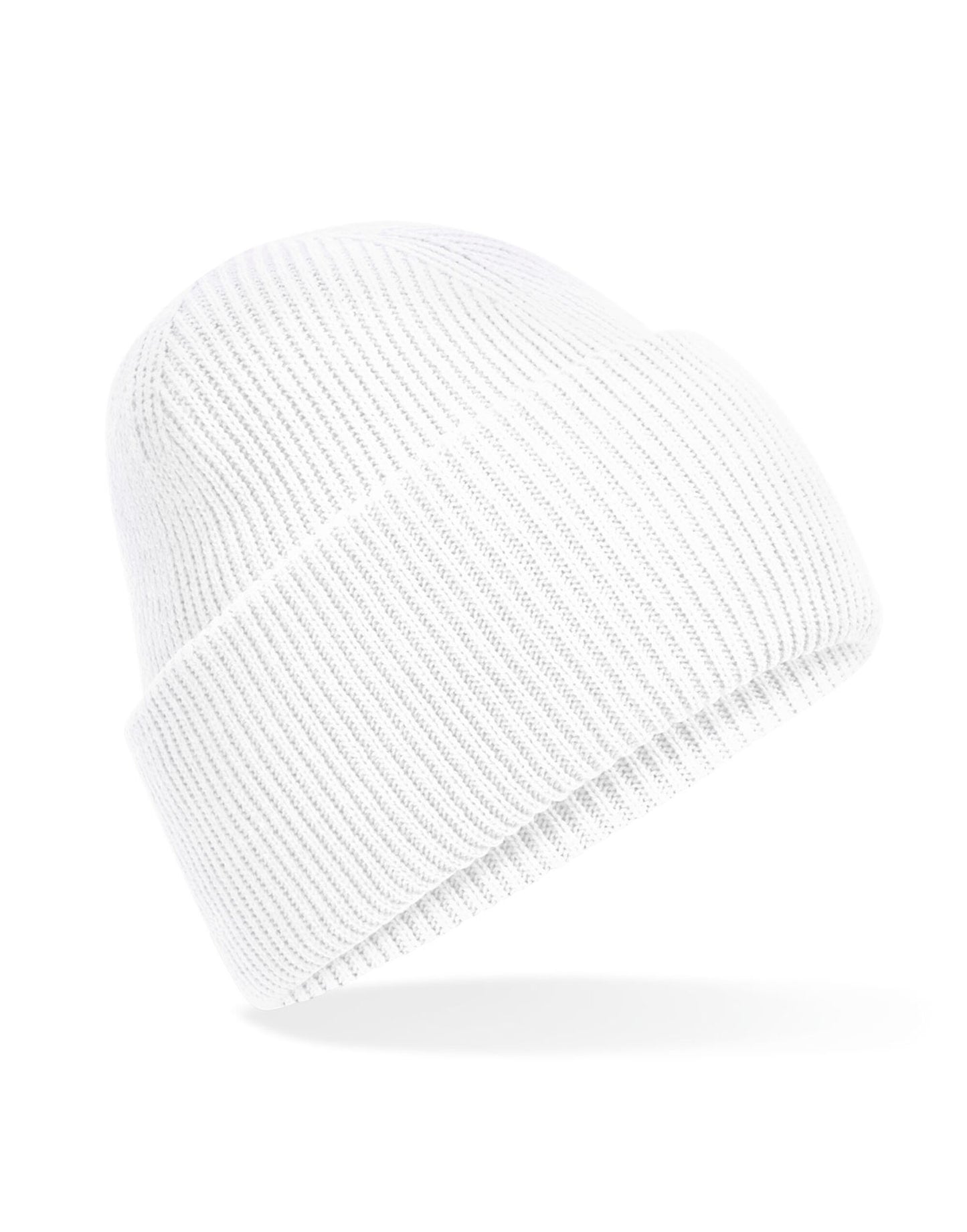 Classic Deep Cuffed Beanie - White