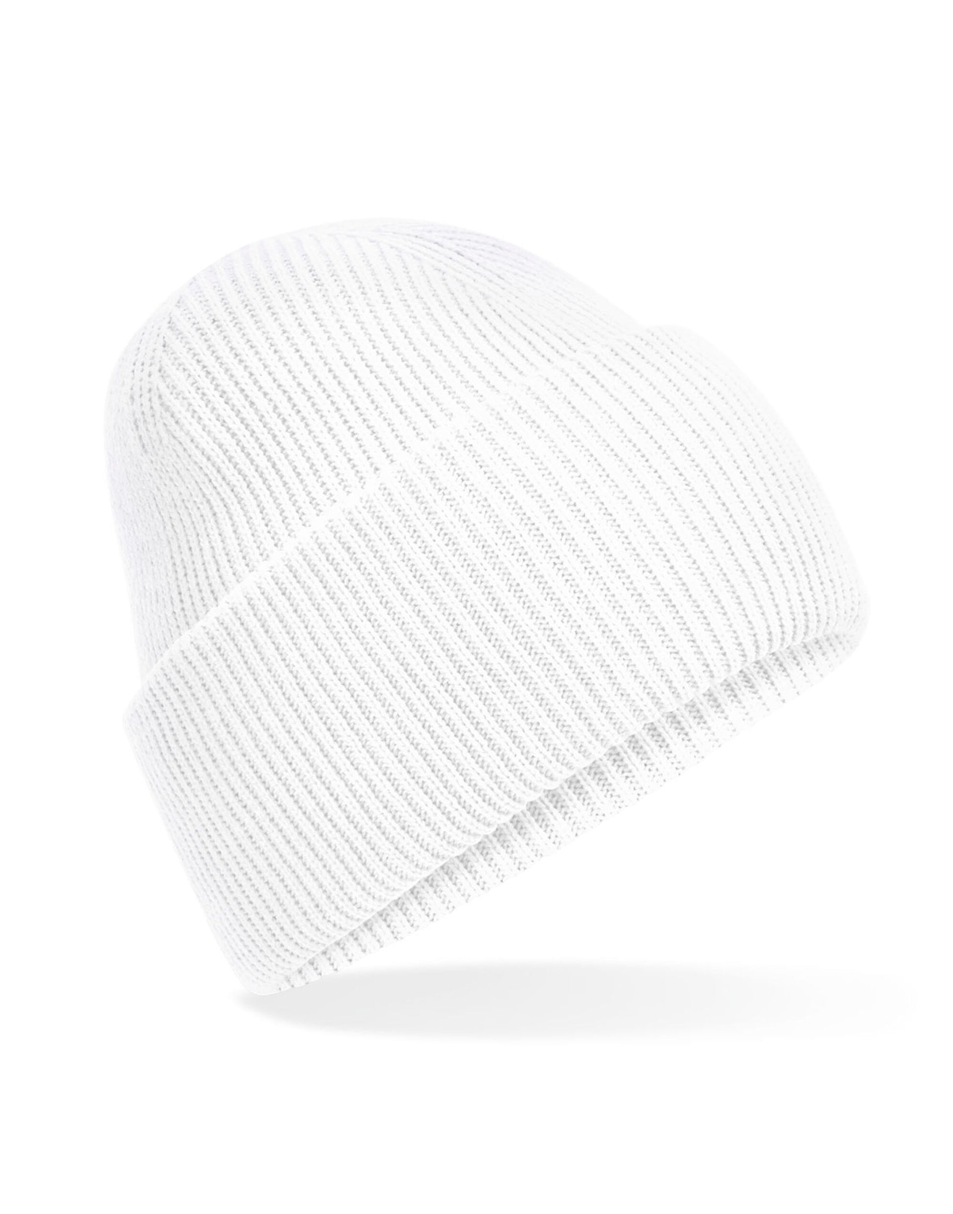 Classic Deep Cuffed Beanie - White