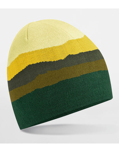 Mountain Peaks Pull On Beanie - Alpine Peaks