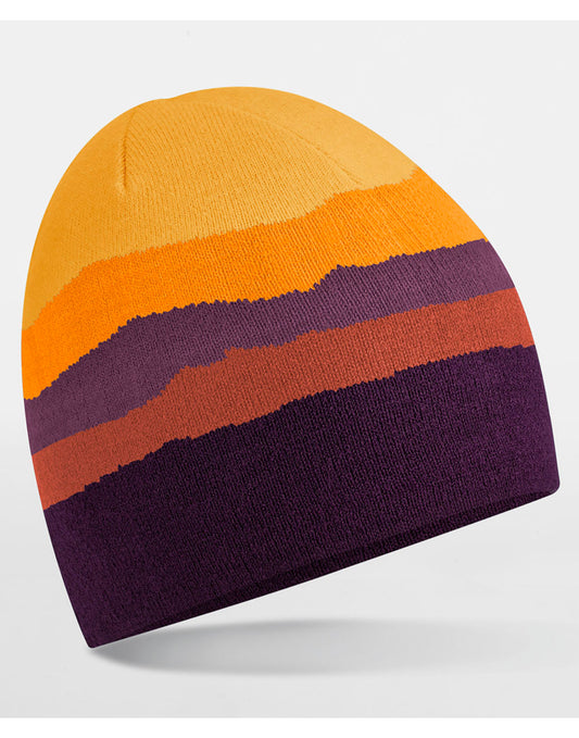 Mountain Peaks Pull On Beanie - Desert Peaks