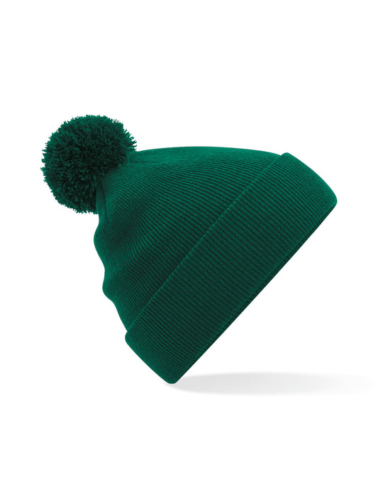 Junior Original Pompom Beanie - Bottle Green