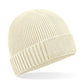 Organic Cotton Patch Beanie - Sand