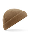 Recycled Mini Fisherman Beanie - Biscuit