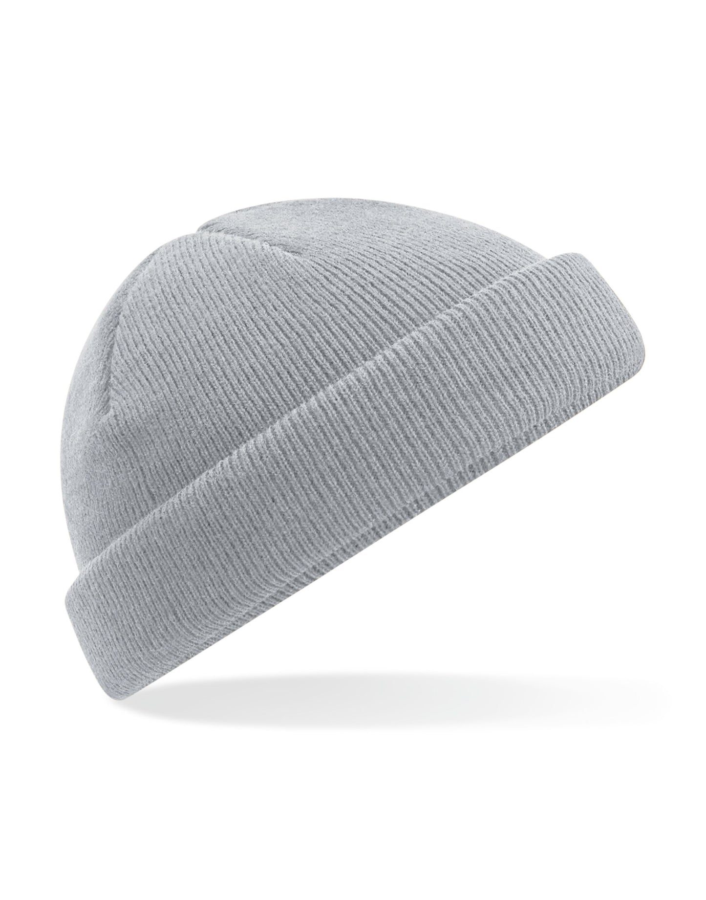 Recycled Mini Fisherman Beanie - Light Grey