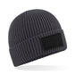 Fashion Patch Beanie - Graphite Grey/Black