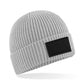 Fashion Patch Beanie - Light Grey/Black