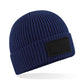 Fashion Patch Beanie - Oxford Navy/ Black