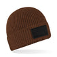 Fashion Patch Beanie - Walnut/Black