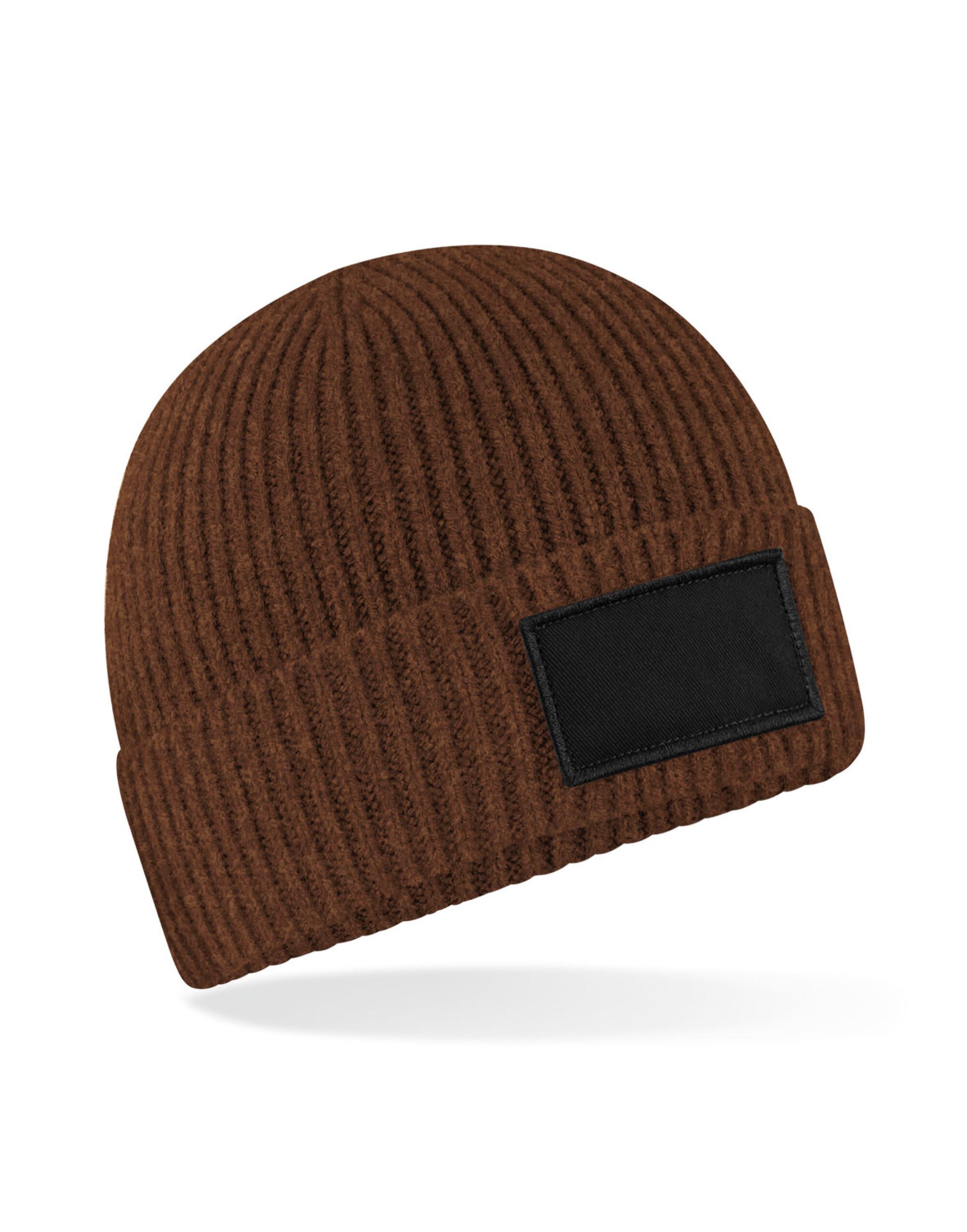 Fashion Patch Beanie - Walnut/Black