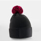 Kids Snowstar Patch Beanie - Black/Classic Red
