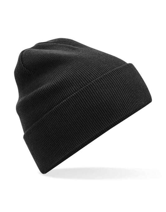 Organic Cotton Original Cuffed Beanie - Black