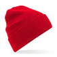 Organic Cotton Original Cuffed Beanie - Classic Red