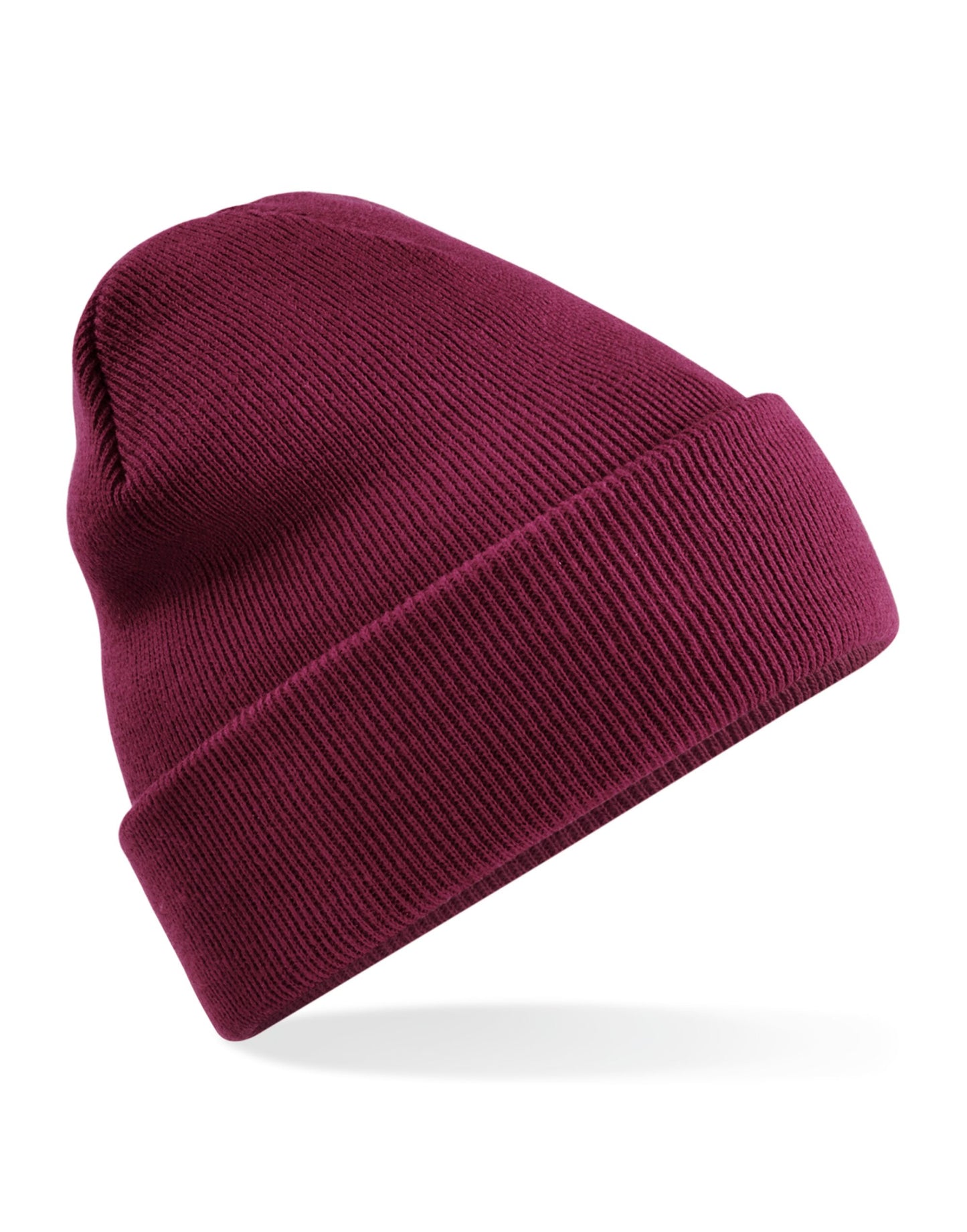 Recycled Original Cuffed Beanie - Burgundy