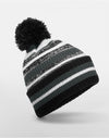Multi-Sport Fan Beanie - Black/Graphite/White