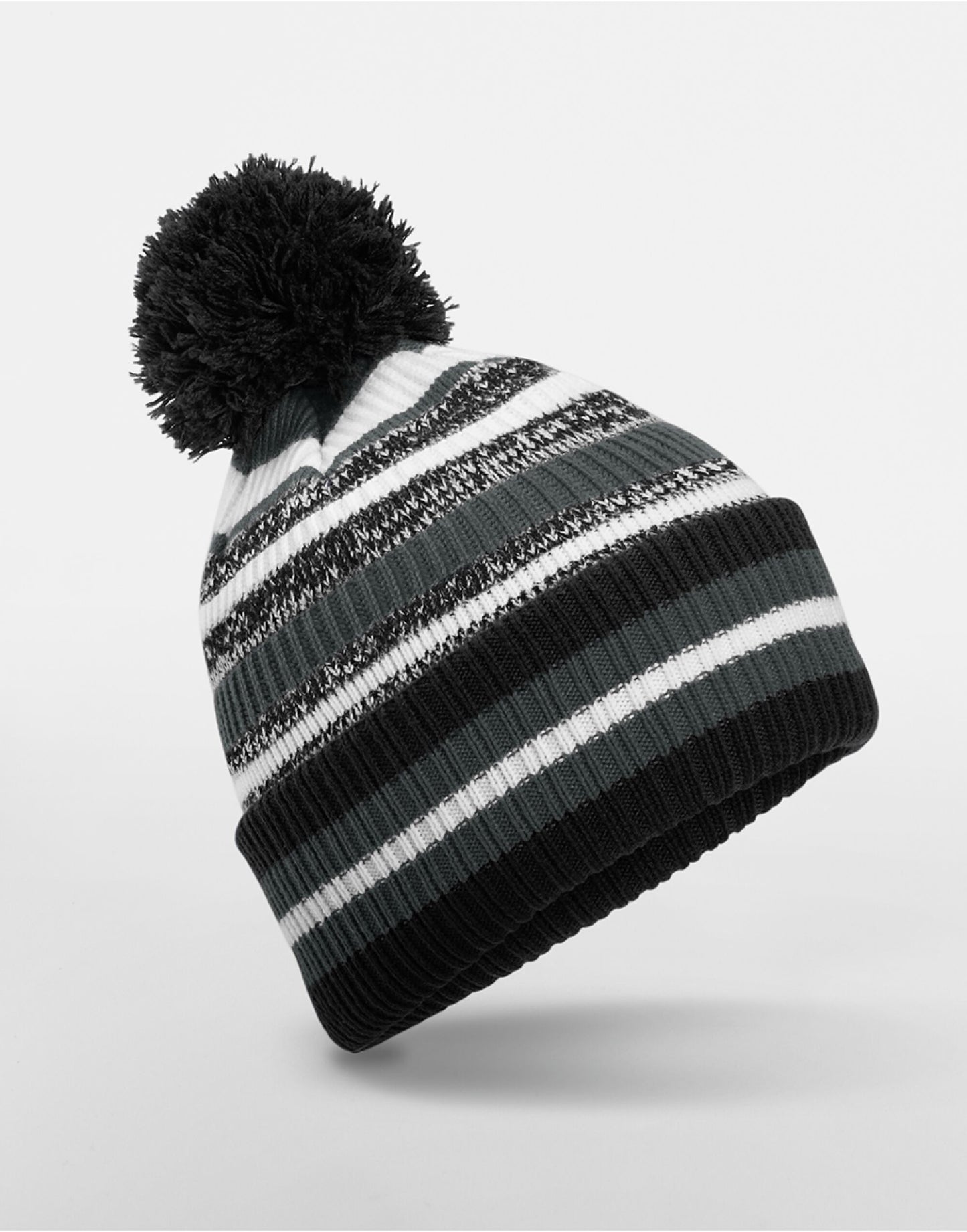 Multi-Sport Fan Beanie - Black/Graphite/White