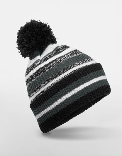 Multi-Sport Fan Beanie - Black/Graphite/White