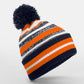 Multi-Sport Fan Beanie - French Navy/Orange/White