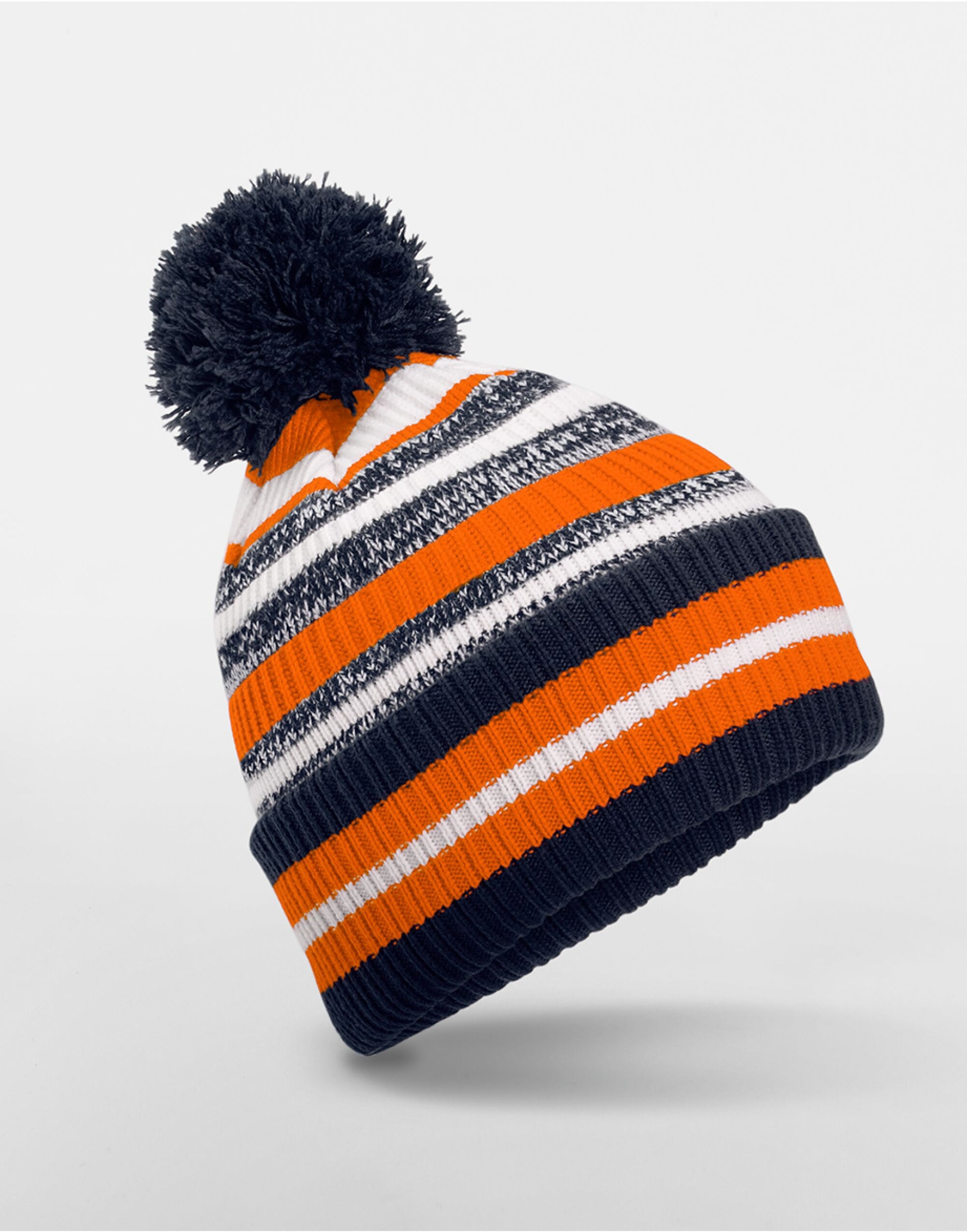 Multi-Sport Fan Beanie - French Navy/Orange/White