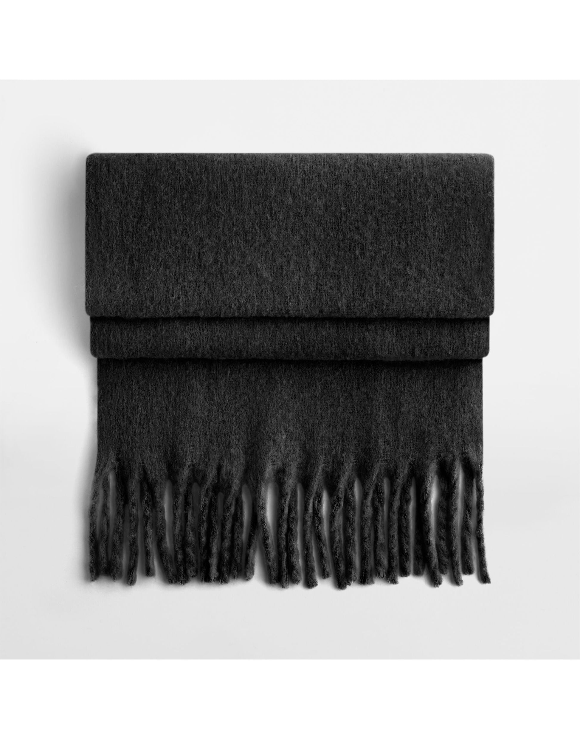 Fluffy Scarf - Black
