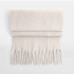 Fluffy Scarf - Natural Stone
