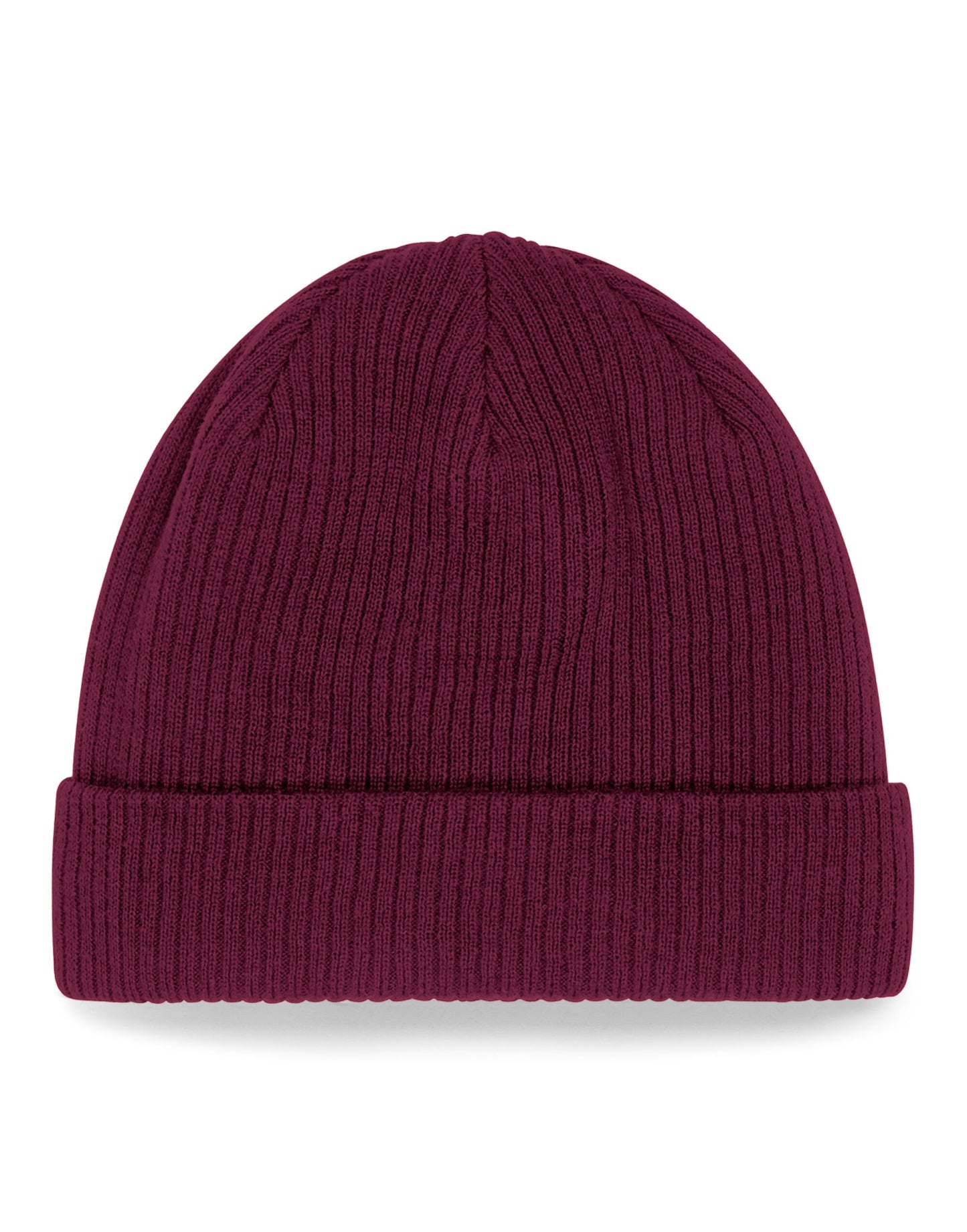 Organic Cotton Beanie - Burgundy