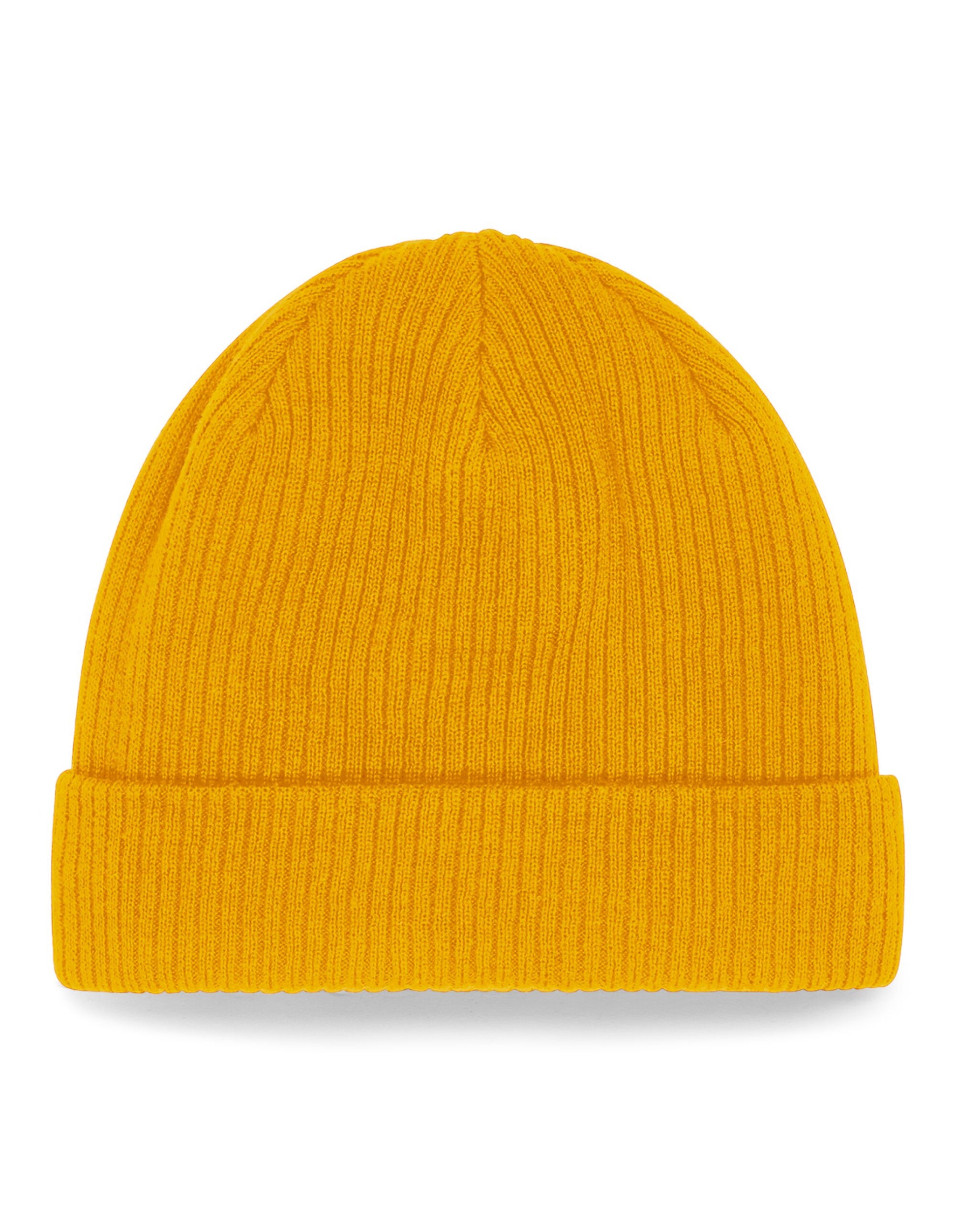 Organic Cotton Beanie - Mustard