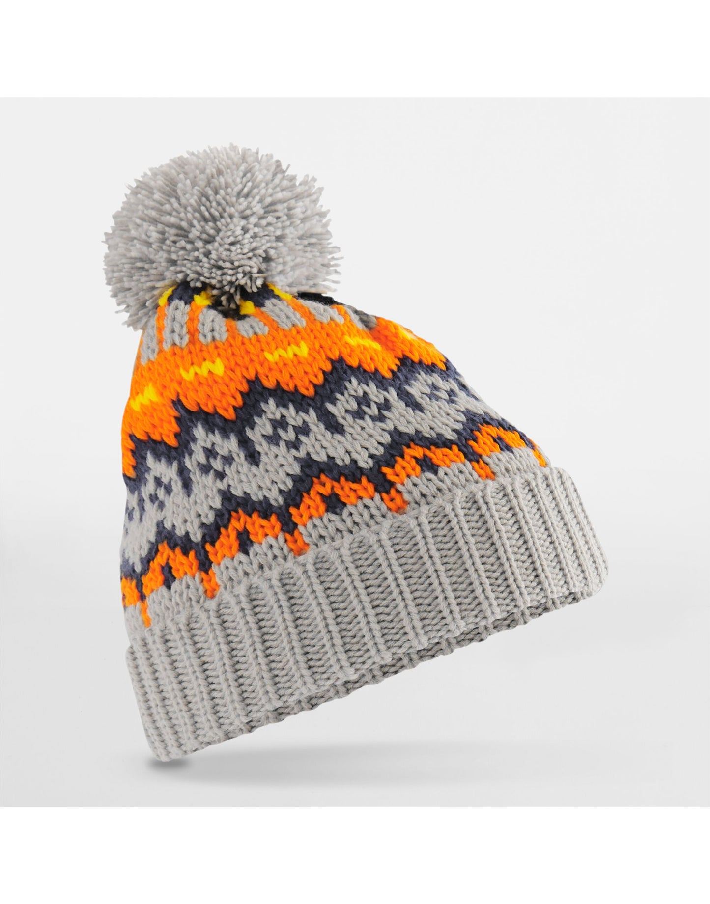 Retro Ski Beanie - Glacier Grey