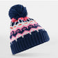 Retro Ski Beanie - Snow Blossom