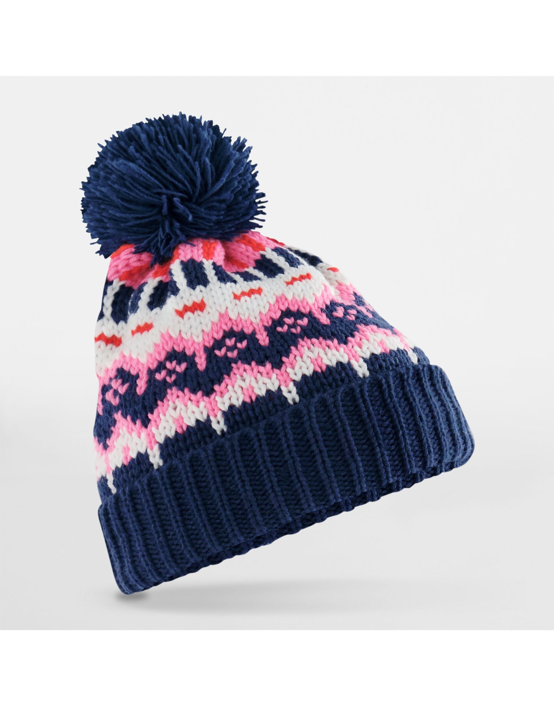 Retro Ski Beanie - Snow Blossom